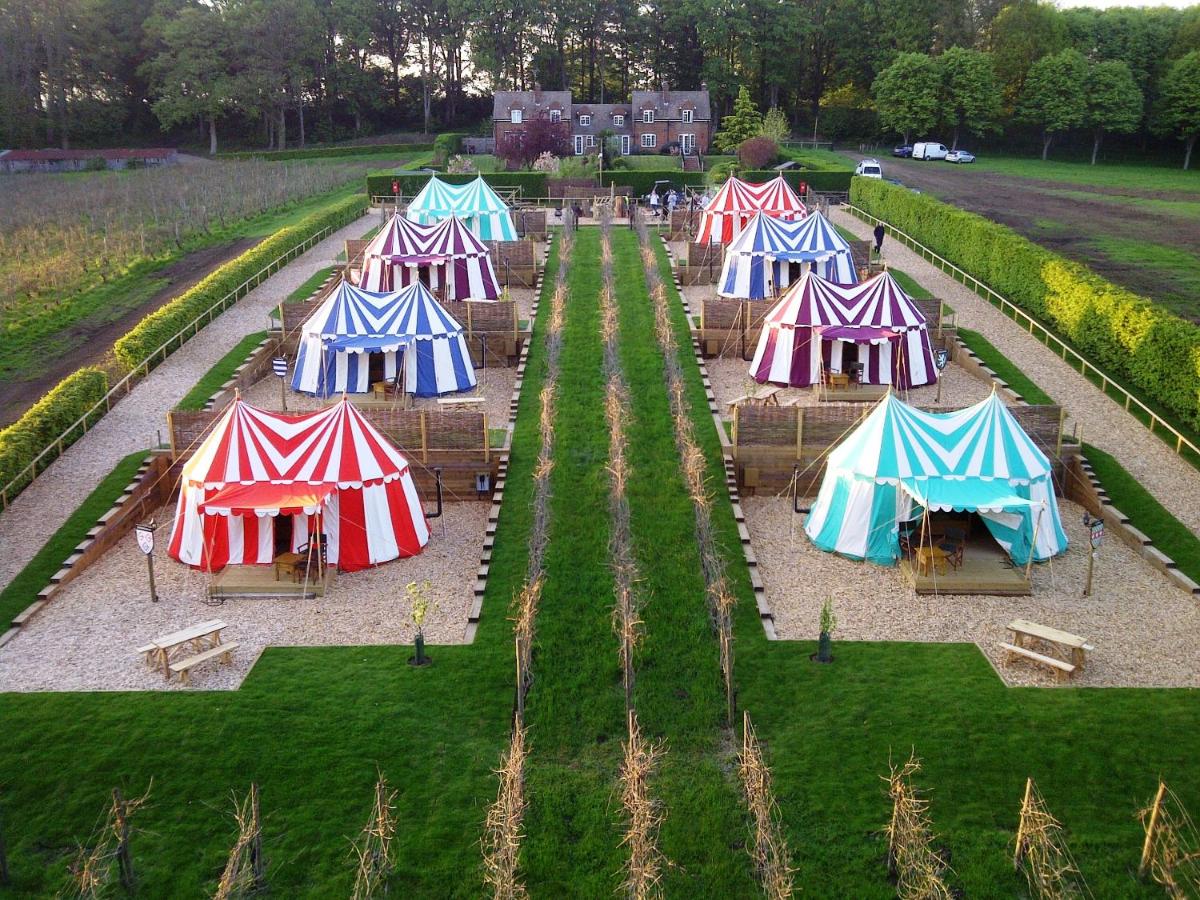 Leeds Castle Knights Glamping