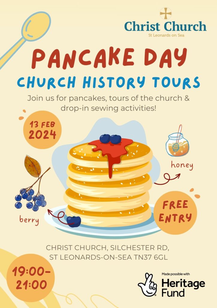 Pancake Day Church History Tours