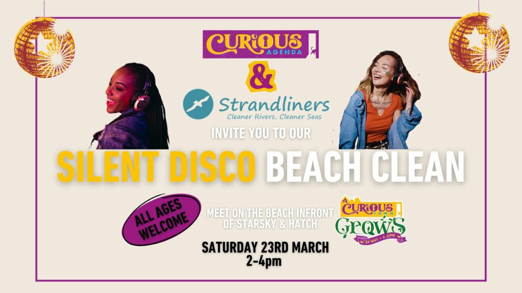 Silent Disco Beach Clean