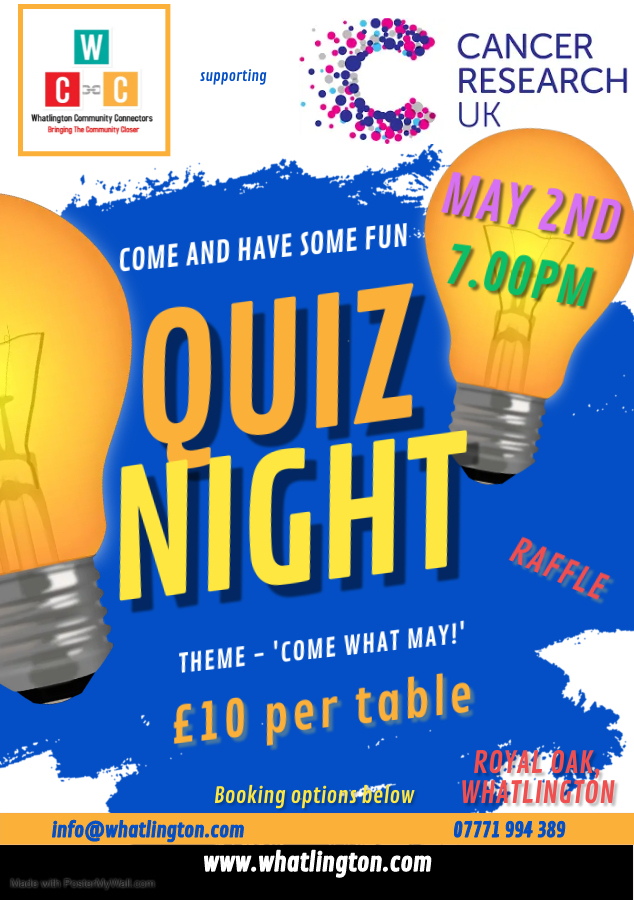 Quiz Night - Come What May!