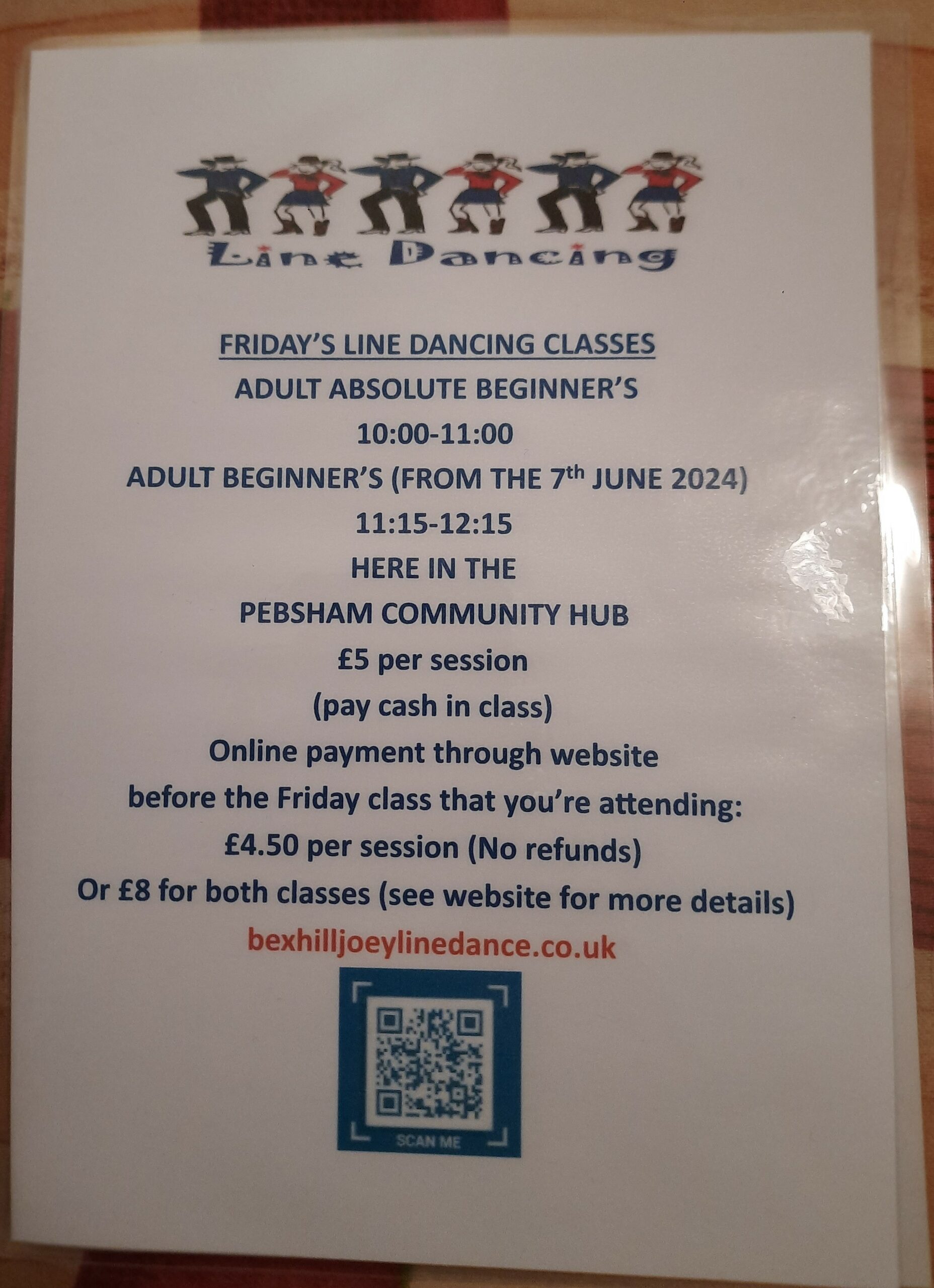 Absolute Beginner & Beginner Line Dancing Classes