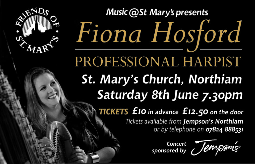 Fiona Hosford (Professional Harpist) in Concert