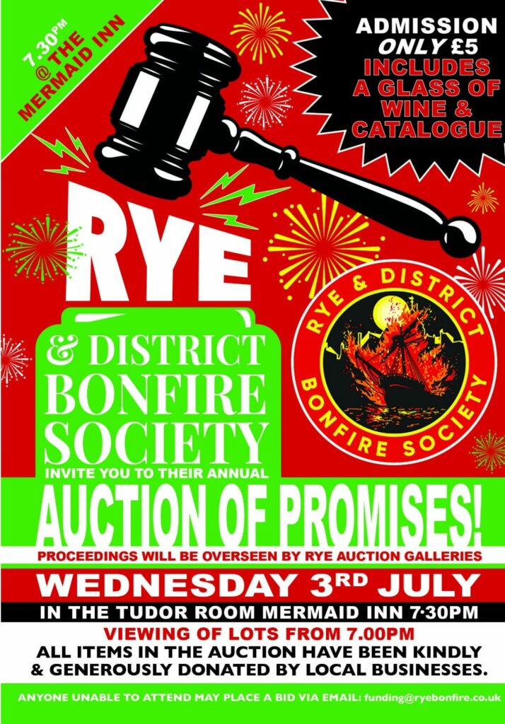 Rye Bonfire Auction of Promises