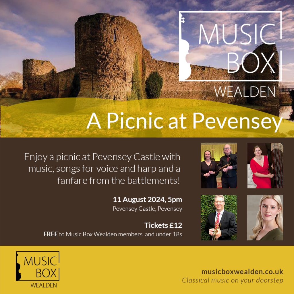 A Musical Picnic at Pevensey Castle