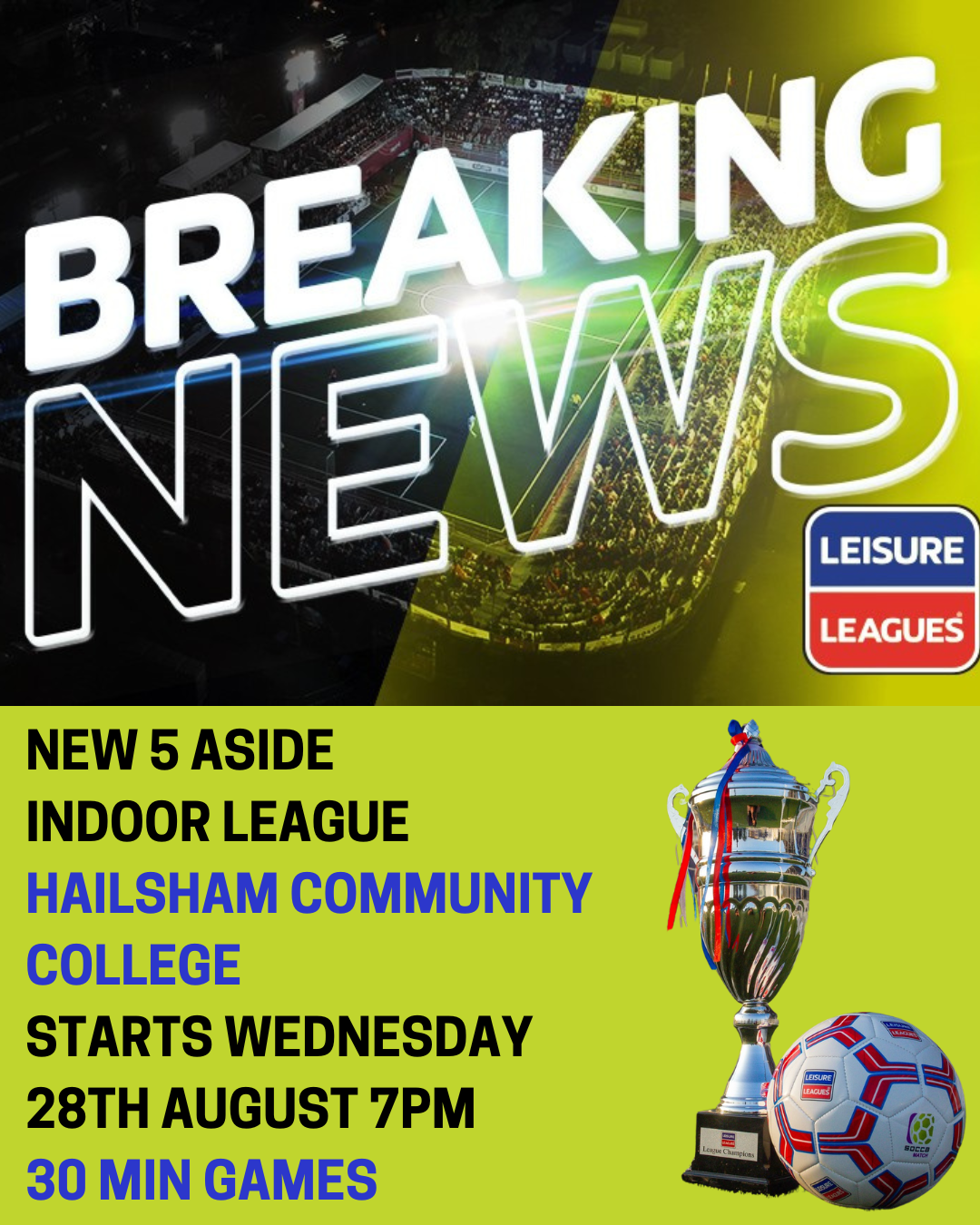 Hailsham 5 Aside Indoor Football League