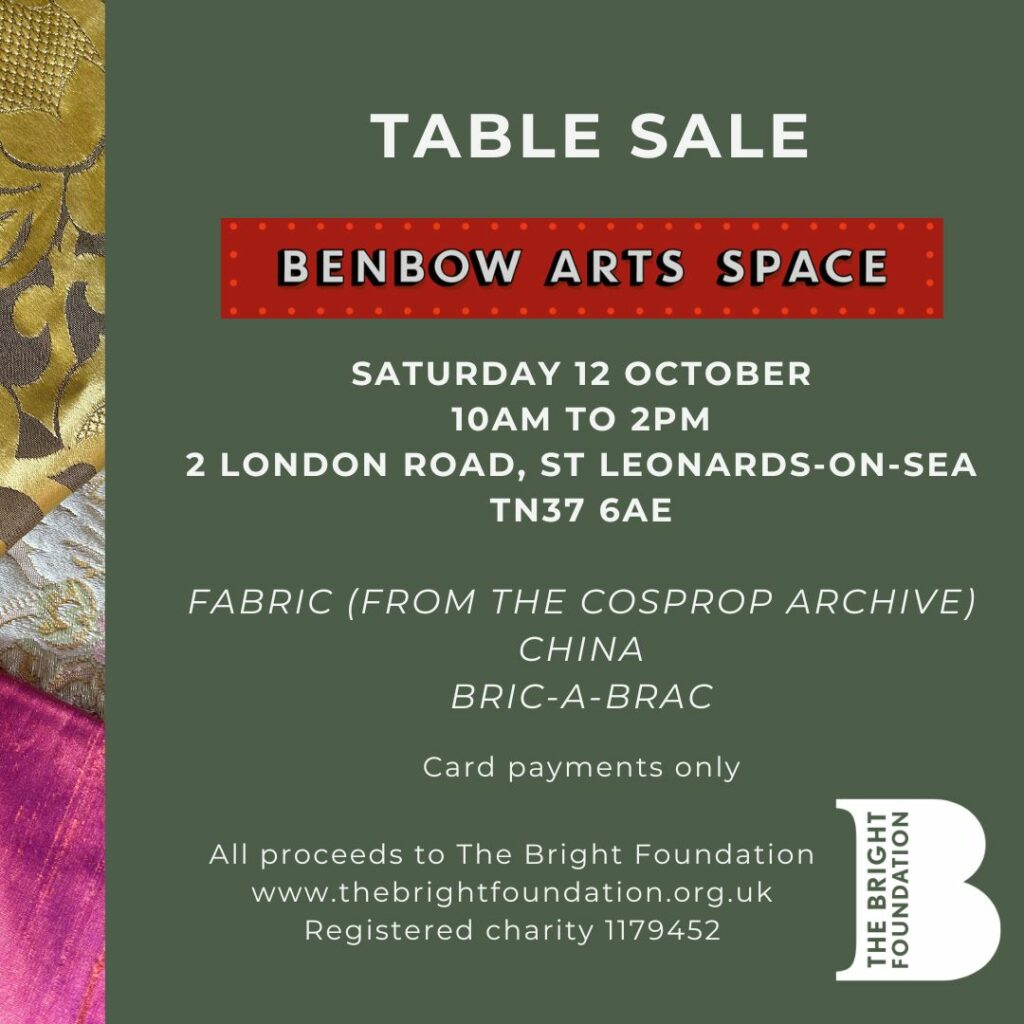 Benbow Arts Space Table Sales