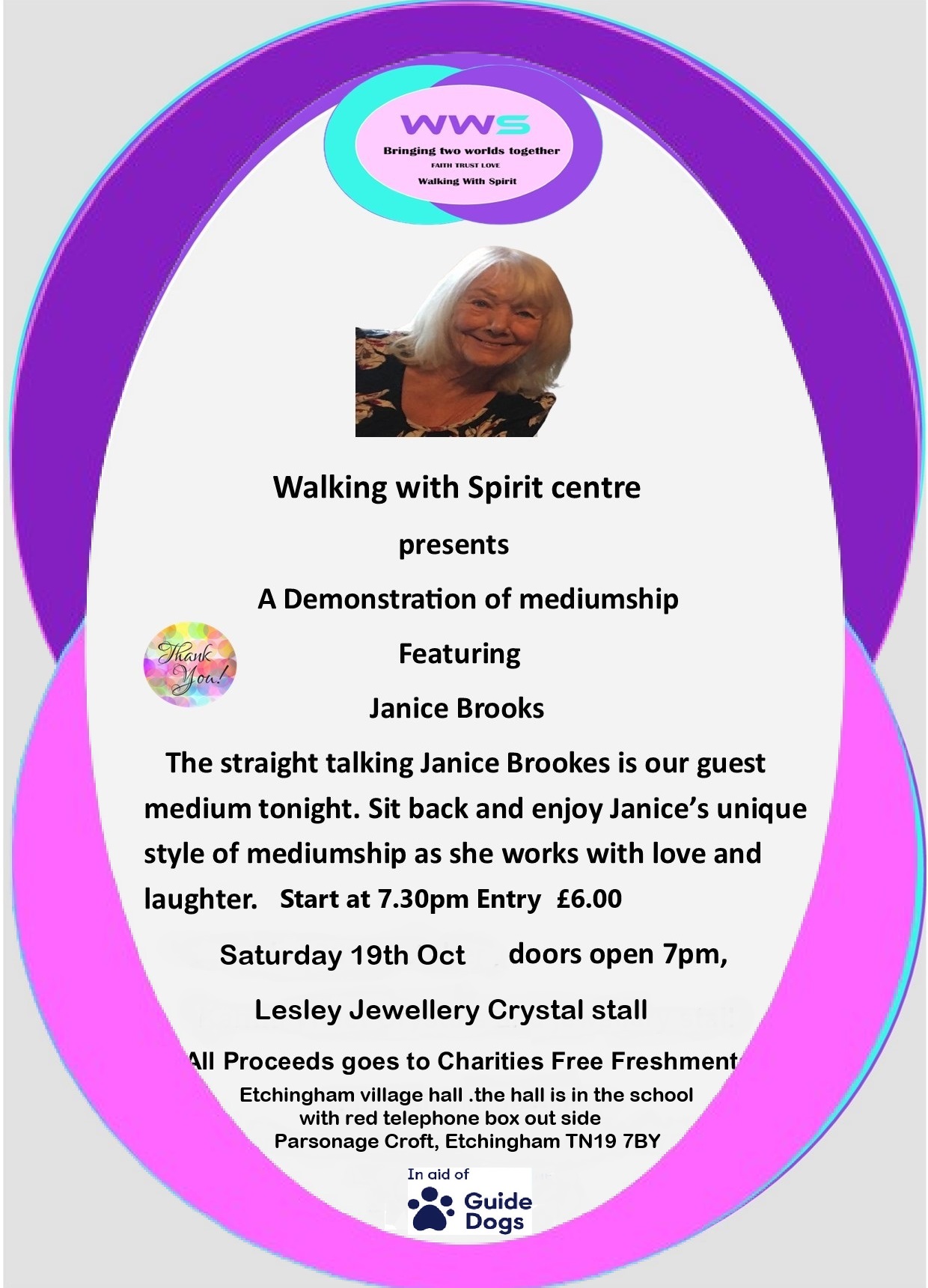 Evening of Clairvoyance, Mediumship