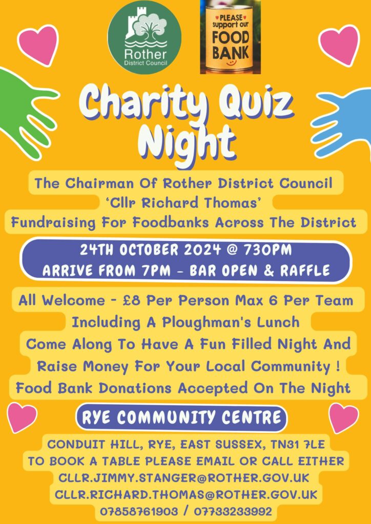 Food Bank Charity Quiz Night