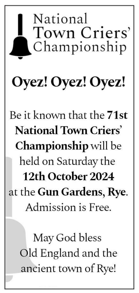 Rye National Town Crier Championships