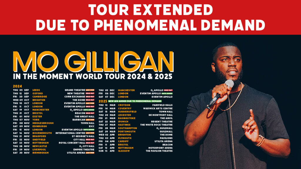 Mo Gilligan – In The Moment World Tour