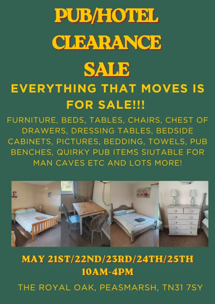 Pub/Hotel Clearance Sale