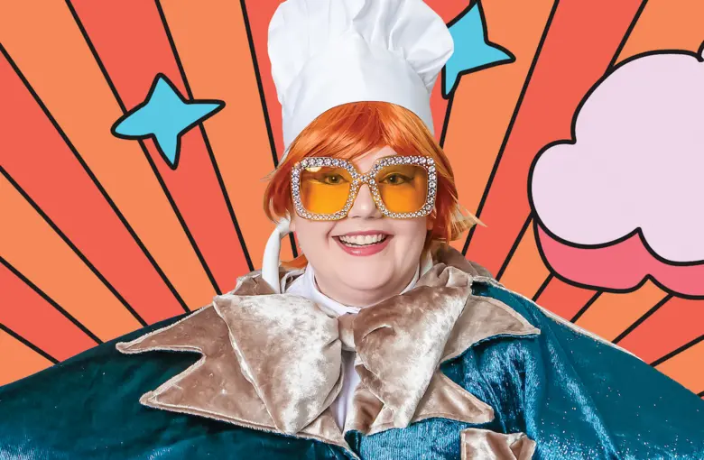 Katie Pritchard is Sir Elton Scone (Work in Progress)