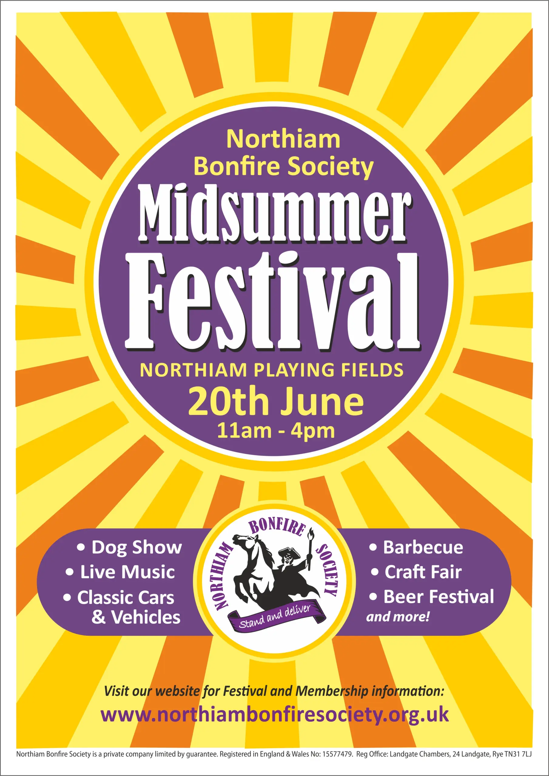 Northiam Bonfire Society's Midsummer Festival