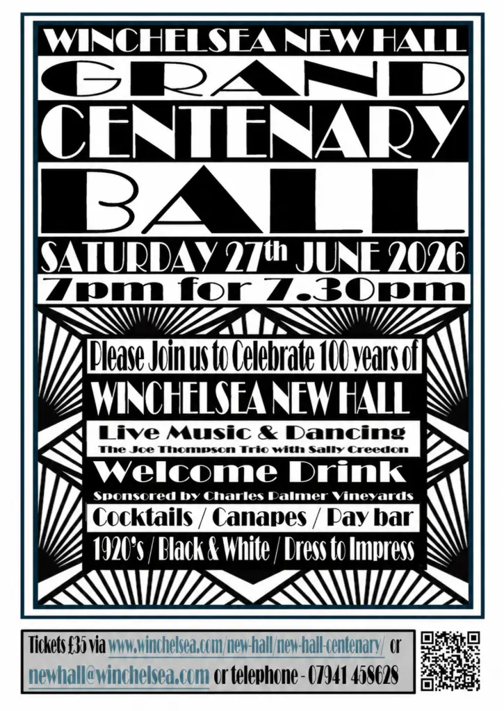 Winchelsea New Hall Centenary Grand Ball