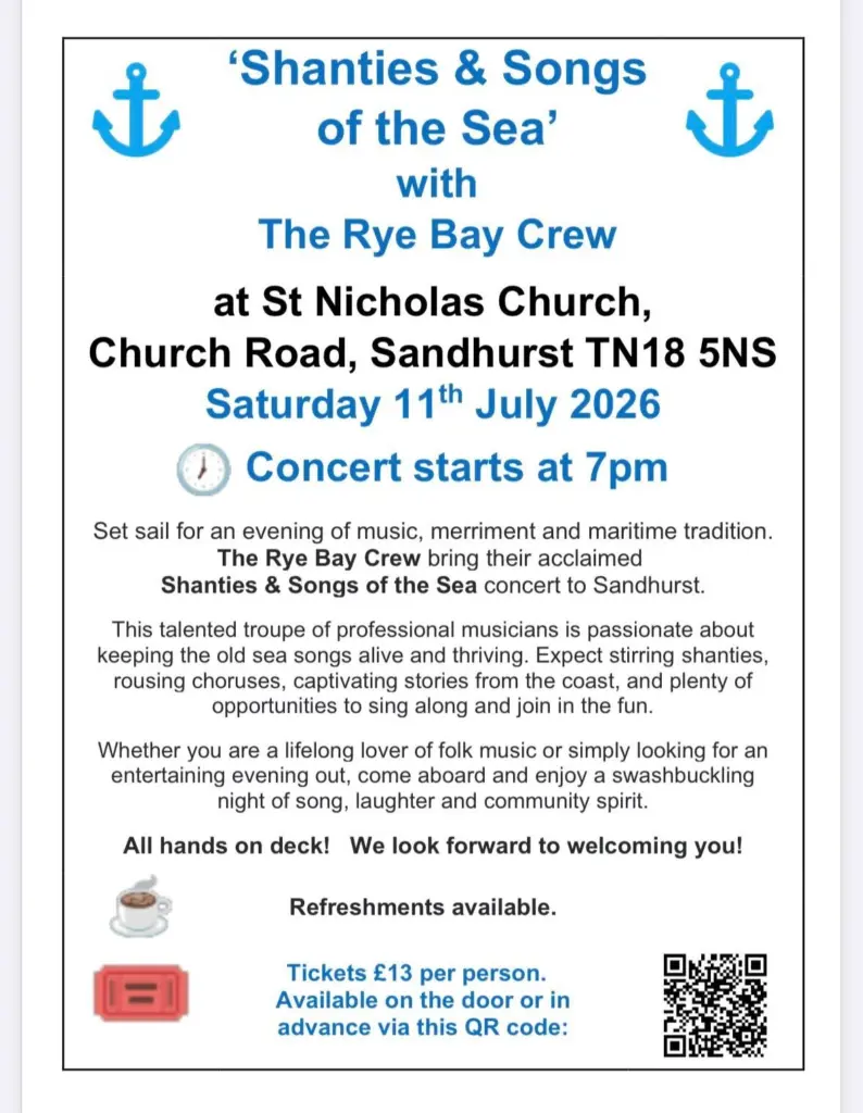 ‘Shanties & Songs of the Sea’ at St Nicholas