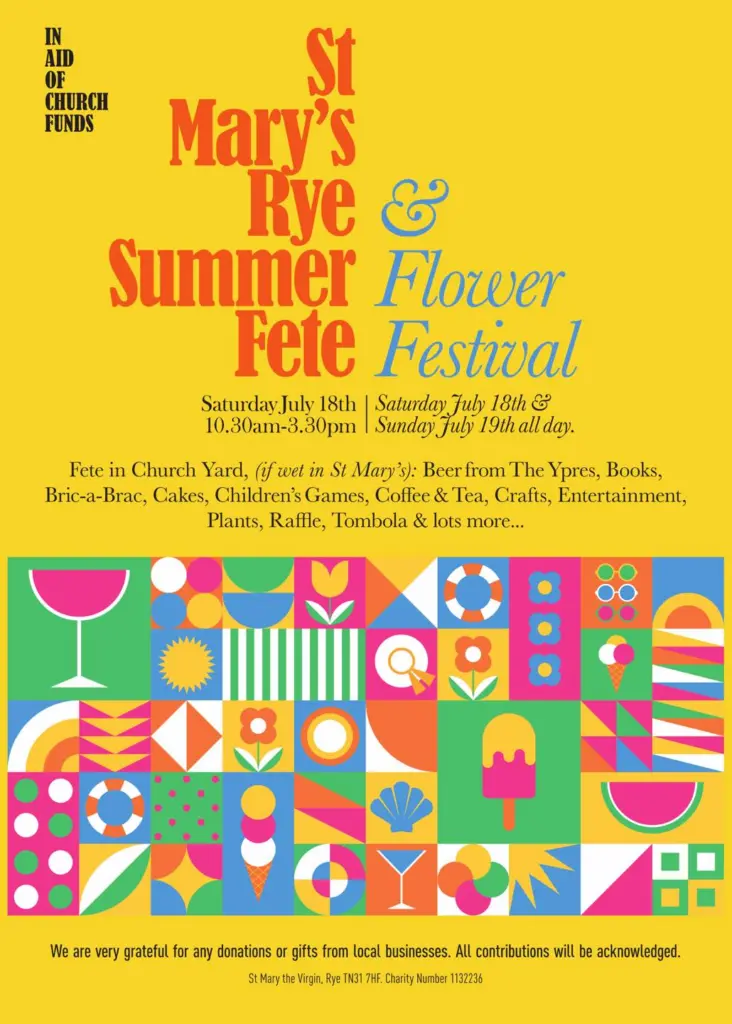 St Mary’s Rye Summer Fete & Flower Festival