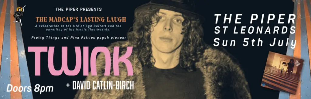 Twink + David Catlin-Birch: Part of The Madcap’s Lasting Laugh