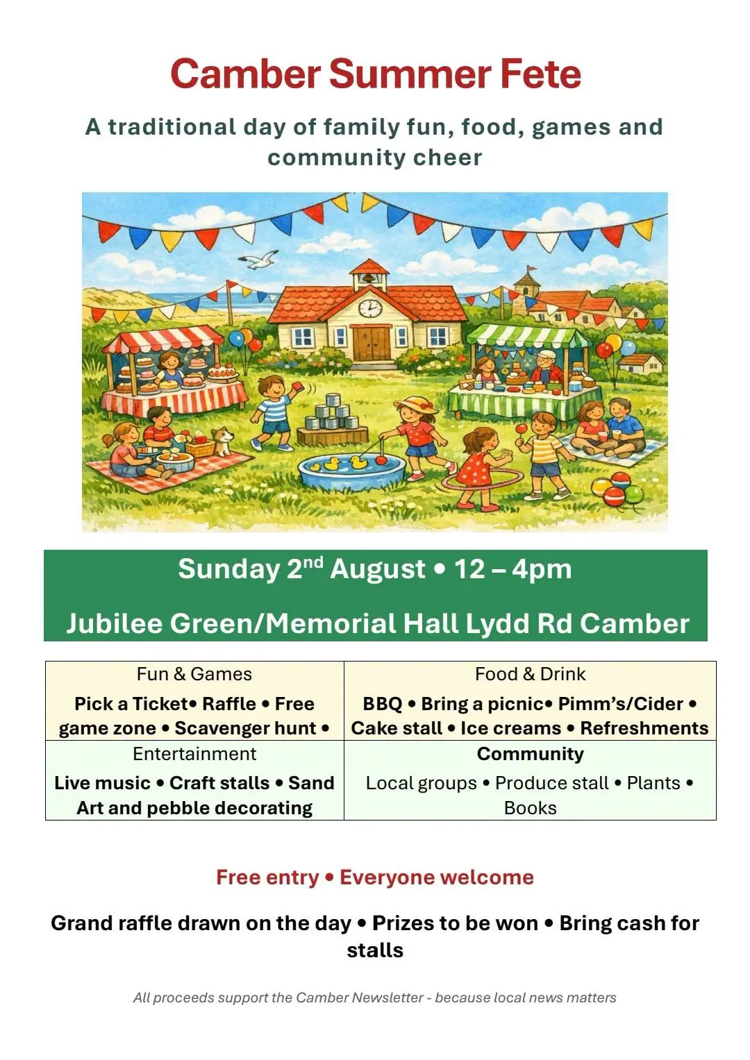 Camber Summer Fete Camber Summer Fete