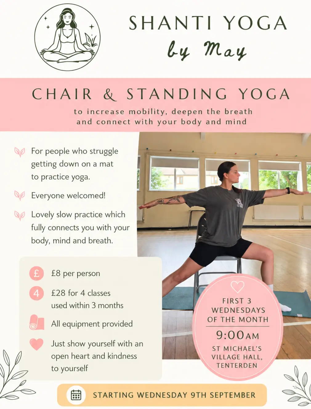 Chair and Standing Yoga Chair and Standing Yoga