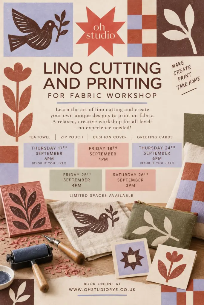 Lino Cutting & Printing Workshop