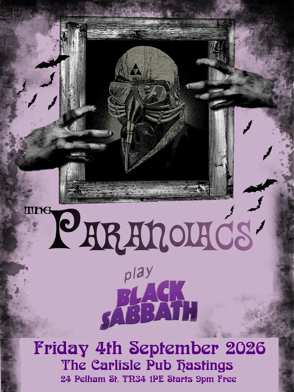 The Paranoiacs play Black Sabbath The Paranoiacs play Black Sabbath