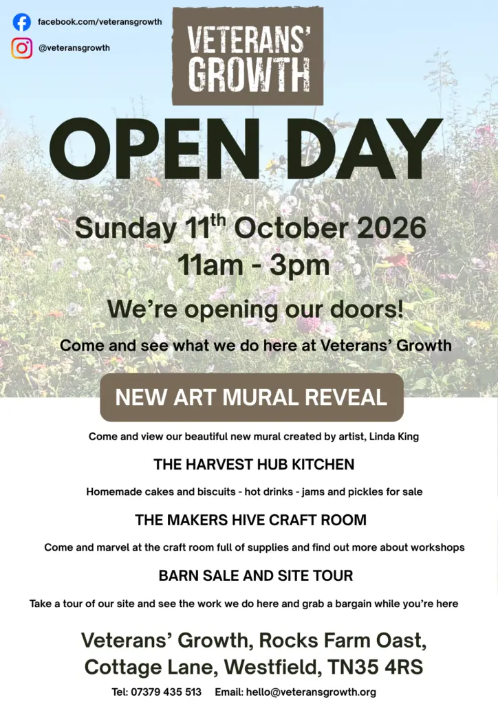 Veterans’ Growth Open Day Veterans’ Growth Open Day