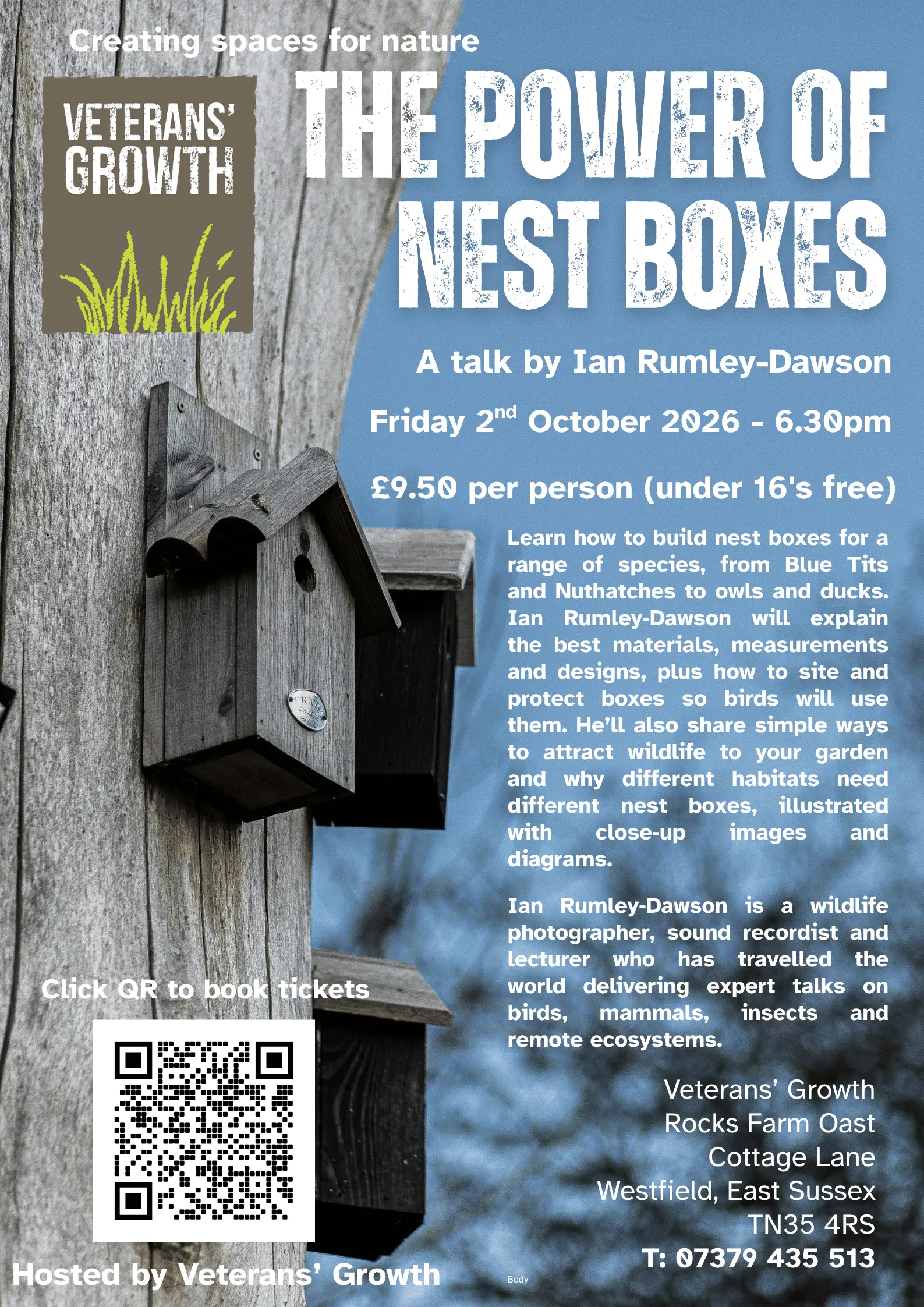 Wildlife Talk: The Power of Nest Boxes Wildlife Talk: The Power of Nest Boxes